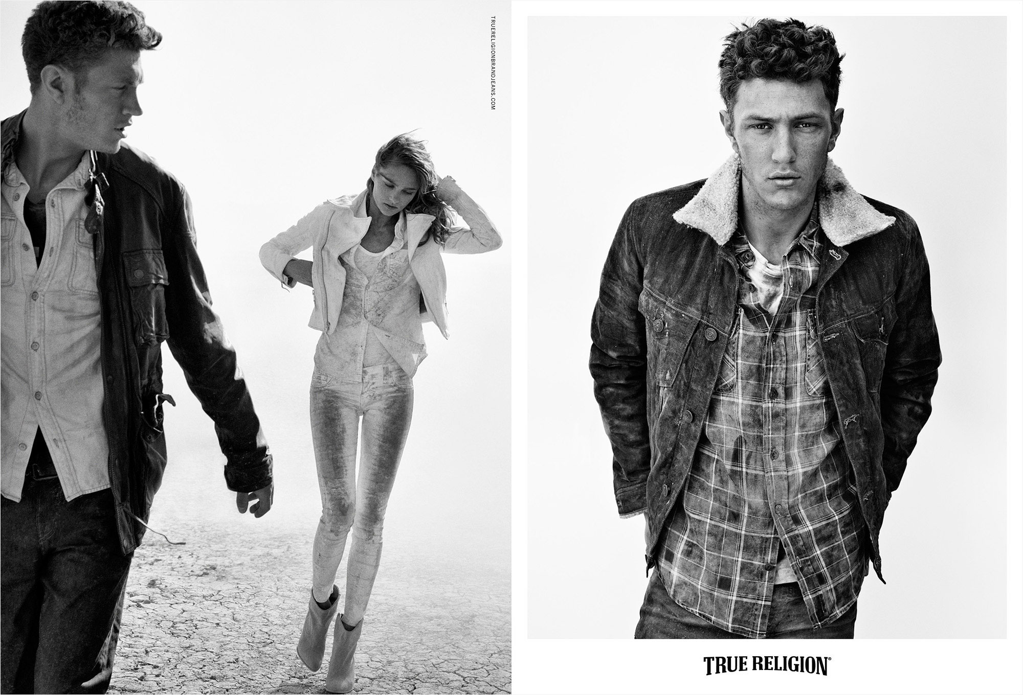 Models in Desert True Religion Advertising Campaign by Jane Smith Agency