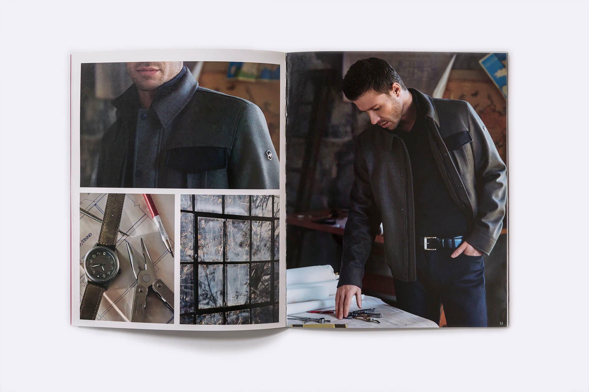 Catalog Print Design for Victorinox Swiss Army Fall 2015 by Jane Smith Agency