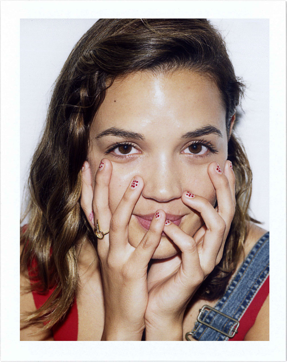 Actress Georgie Flores Artistic Polaroid for Nice People Only by Jane Smith Agency